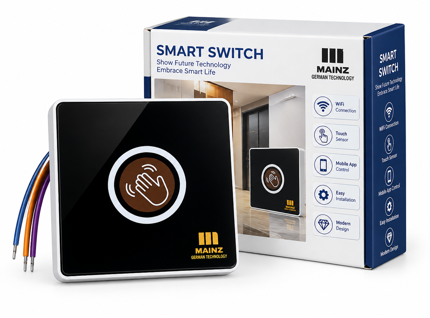 Wi Fi Smart Touch Exit Button - Mainz - الصورة 2