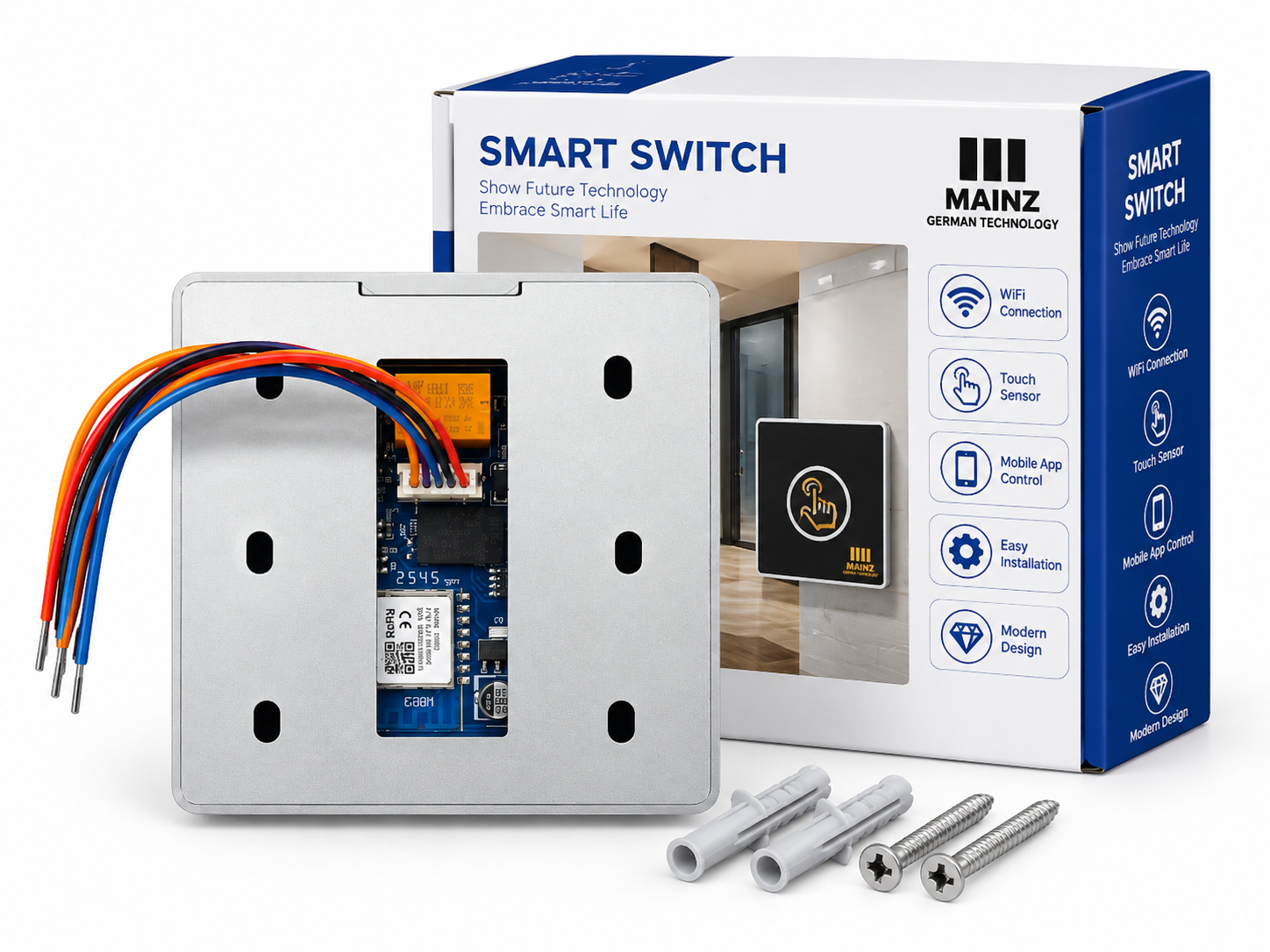 Wi Fi Smart Touch Exit Button - Mainz - الصورة 3